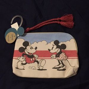 Mickey & Minnie Mouse coin bag
